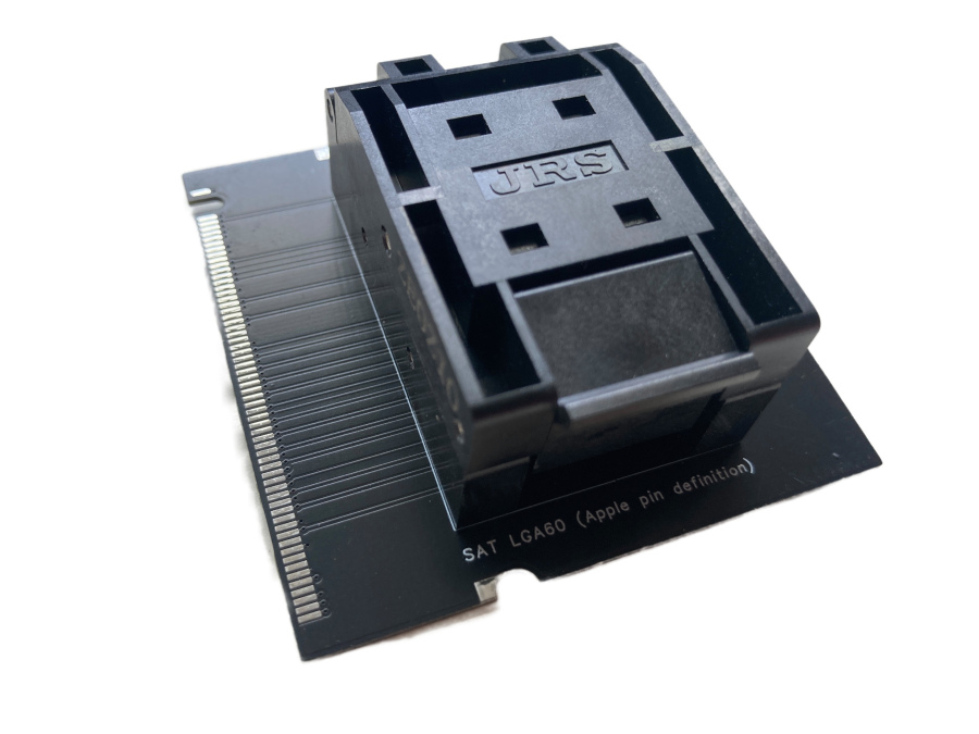 Adapter for custom LGA60 chips for Apple